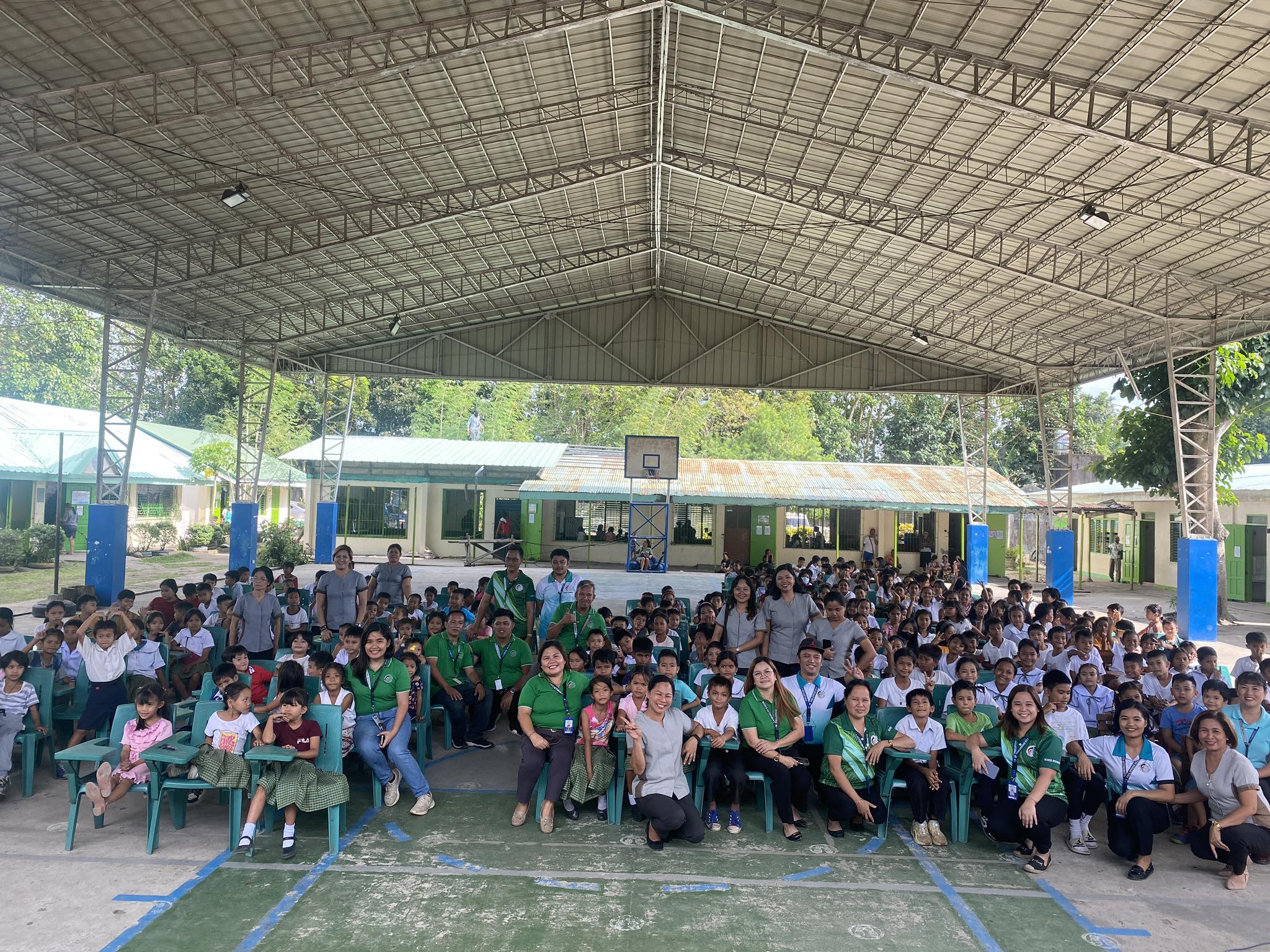 In Photo: PSA Negros Occidental Staff together with the teachers, and students of ELES