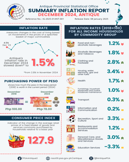 SUMMARY INFLATION REPORT: DECEMBER 2024, ANTIQUE