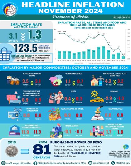 November 2024 Inflation Report of Aklan